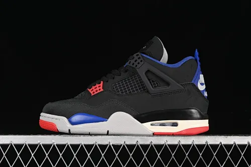 All categories Air Jordan Jordan series basketball shoes Air Jordan 4 Air Jordan 4 Retro "Lase" AJ4 Joe 4 black gray blue color FV5029-003
